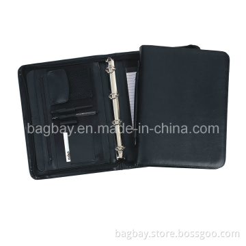 Elegant Leather Portfolio with Zipper (PFBG09-006)